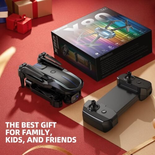 Drone with Camera 1080P HD FPV Foldable Mini Drone for Beginners Kids Adults, Drone with One Key Take Off/Landing, Gesture Selfie, Altitude Hold, 3D Flip, Easy to Fly, 2 Batteries, Toys for Boys Girls - 이미지 7