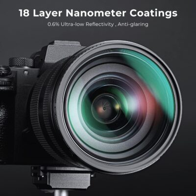 K&F Concept 82mm Black Diffusion 1/8 Filter, Mist Dreamy Cinematic Effec Filter for Video/Vlog/Portrait Photography K-Series - 이미지 3