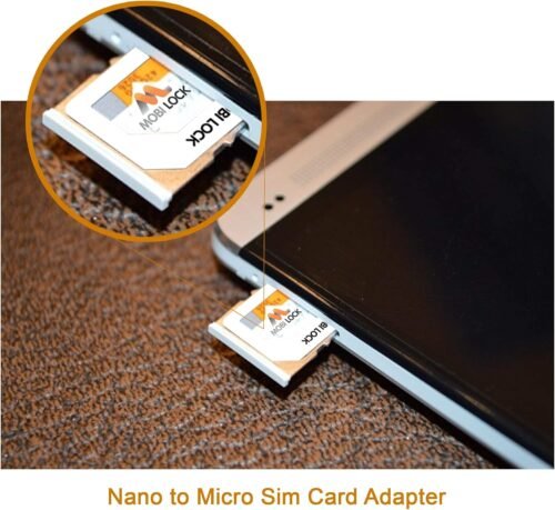 6 in 1 Sim Card Adapter Kit (Micro, Nano and Standard Sim) Compatible with All iPhones (15, 14, 13, X, Pro and All iPhone Series), Samsung, HTC, and All Other Android Smartphone Devices - by Mobi Lock - 이미지 6