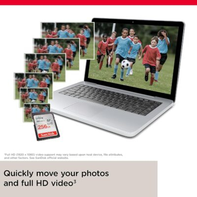 SanDisk 256GB Ultra SDXC UHS-I Memory Card - Up to 150MB/s, C10, U1, Full HD, SD Card - SDSDUNC-256G-GN6IN - 이미지 2