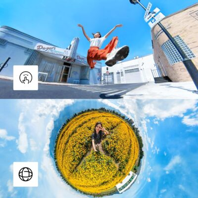 Insta360 ONE X2 360 Degree Waterproof Action Camera, 5.7K 360, Stabilization, Touch Screen, AI Editing, Live Streaming, Webcam, Voice Control - 이미지 2
