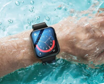 Misxi [2 Pack] Waterproof Black Hard Case with Tempered Glass Compatible with Apple Watch SE 2 (2024) SE Series 6 Series 5 Series 4 44mm, Ultra-Thin Protective Cover for iWatch Screen Protector - 이미지 9