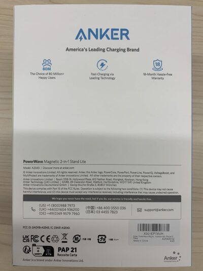 Anker iPhone 16 Wireless Charging Stand, PowerWave 2-in-1 Magnetic Stand Lite with USB-C Cable, For iPhone 16/15/14/13 Series, AirPods (No AC Adapter) - 이미지 9
