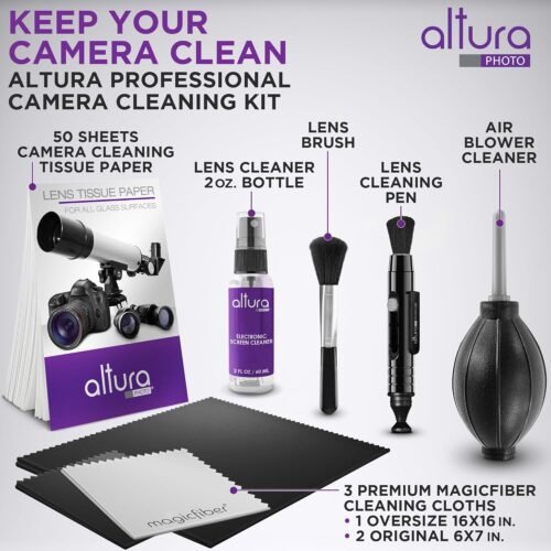 Altura Photo Professional Cleaning Kit for DSLR Cameras and Sensitive Electronics Bundle with 2oz Altura Photo Spray Lens and LCD Cleaner - Camera Accessories & Photography Accessories - 이미지 2