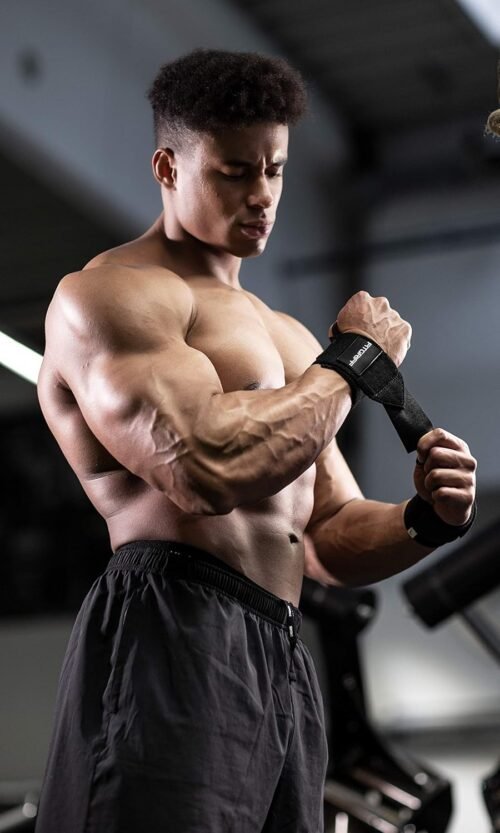Fitgriff® Lifting Straps & Wrist Wraps (Bundle) Superior Support for Weightlifting & Gym Workouts - for Men and Women - 이미지 2