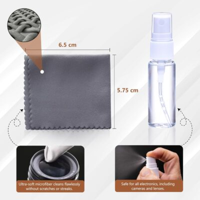 REFLEX CAMERA Professional 19 in 1 Camera Cleaning Kit, Camera Lens Cleaning Kit with Lens Pen, Air/Dust Blower, Microfiber Lens Cloth, Sensor Cleaning Swabs, Lens Solution & Handy Storage Container - 이미지 6