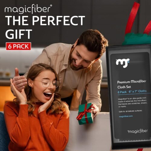 MagicFiber Microfiber Cleaning Cloth, 6 Pack - Premium Cloth for Glasses, Lens, Screens & More - 이미지 6