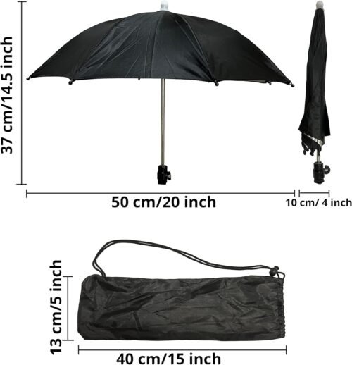 Hot Shoe Umbrella/Sunshade, Protects Camera from Rain, Bird Droppings, Sunlight, Snow, Camera Umbrella, Waterproof Camera Accessory - 이미지 4
