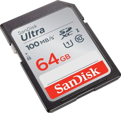 SanDisk 64GB Ultra SDXC UHS-I Memory Card - 100MB/s, C10, U1, Full HD, SD Card - SDSDUNR-064G-GN6IN - 이미지 4
