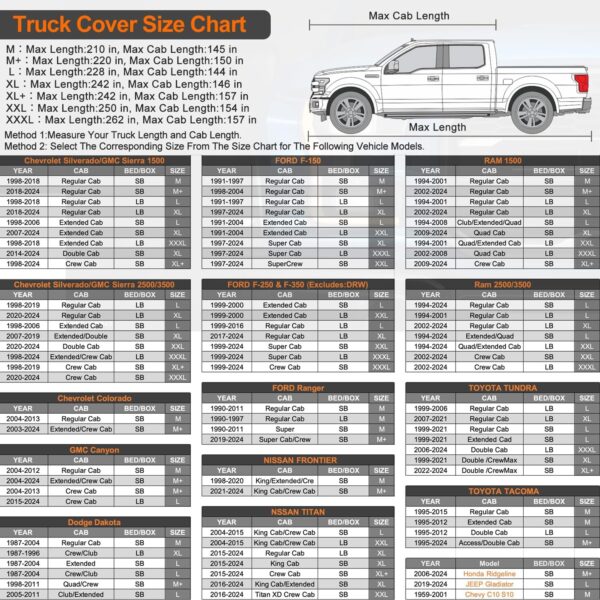 "Ultimate Protection: Kayme 6-Layer Waterproof Truck Cover for All-Weather Defense" - Image 4