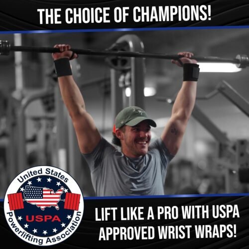 Rip Toned 18” Wrist Wraps - Wrist Straps for Weightlifting - Lift Better, Protect Wrist Pain - Adjustable, Durable, Machine Washable - Wrist Wraps for Weightlifting - USPA Endorsed for Men & Women - 이미지 4