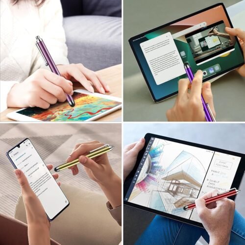 Stylus Pen [10 Pack] Universal Capacitive Touch Screen Pens for Tablets, iPad Mini, iPad Pro, iPad Air, Smartphones, Samsung Galaxy - Multiple Colors - 이미지 4