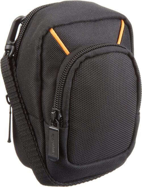 Amazon Basics Large Point and Shoot Camera Case, Interior Dimension 5.2 x3.2 x1 inches, Black, Solid - 이미지 3