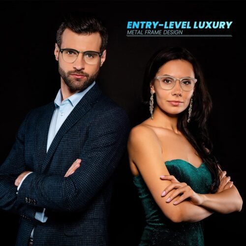 racico Computer Blue Light Blocking Glasses Blue Light Glasses Men Women, Anti Blu-Ray Clear Gaming Glasses Lenses - 이미지 6