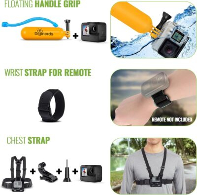 GoPro HERO12 (Hero 12) Black - Waterproof Action Camera with 5.3K HDR Video, 27MP Photos, 1/1.9" Image Sensor, Live Streaming, Webcam, Stabilization + 64GB Card & 50 Piece Accessory Kit - Bundle - 이미지 4