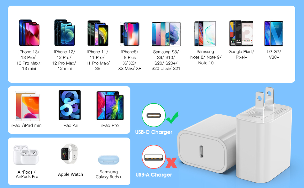 4Pack USB C Charger Block, iGENJUN 20W for Phone Fast Charger Wall Charger with PD 3.0, Compact Type C Power Adapter for Phone 16/15/14/13, Galaxy, Pixel, AirPods Pro (Arctic White) 9 4Pack USB C Charger Block, iGENJUN 20W for Phone Fast Charger Wall Charger with PD 3.0, Compact Type C Power Adapter for Phone 16/15/14/13, Galaxy, Pixel, AirPods Pro (Arctic White)-