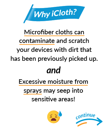 iCloth XL Screen Cleaning Wipes, Lint-Free and Streak-Free, Fast-Drying, Removes Dust, Fingerprints, and Smudges (24 XL Wipes) 10 iCloth XL Screen Cleaning Wipes, Lint-Free and Streak-Free, Fast-Drying, Removes Dust, Fingerprints, and Smudges (24 XL Wipes)-