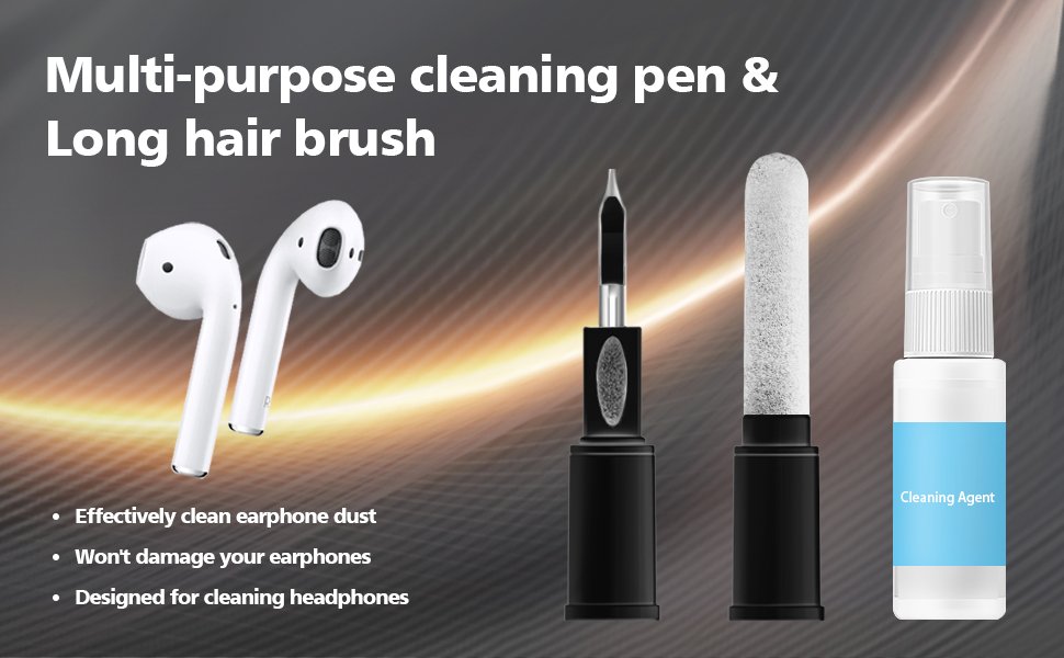 Cleaner Kit for AirPod, Multi-Tool iPhone Cleaning Kit, Cell Phone Cleaning Repair & Recovery iPhone and iPad (Type C) Charging Port, Lightning Cables, and Connectors, Easy to Store and Carry Design 9 Cleaner Kit for AirPod, Multi-Tool iPhone Cleaning Kit, Cell Phone Cleaning Repair & Recovery iPhone and iPad (Type C) Charging Port, Lightning Cables, and Connectors, Easy to Store and Carry Design-