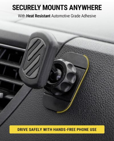 Scosche MAGDMB MagicMount Magnetic Phone Mount for Car, Dashboard Cell Phone Holder with 360° Adjustable Magnet Head, Universal Phone Stand for Car Compatible with iPhone, Samsung, and All Devices - 이미지 3