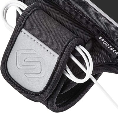 Sporteer Velocity V8 Running Armband - Compatible with iPhone 16 Pro Max, 16 Plus, 15/14 Pro Max, 16/15/14 Pro, iPhone 16/15/14, Galaxy S24+, S23 Plus, Pixel, & Many More Cell Phones - FITS Cases - 이미지 6