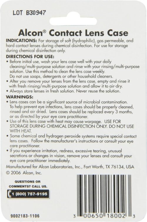 Opti-Free Contact Lens Case, 1 Pack - 이미지 2