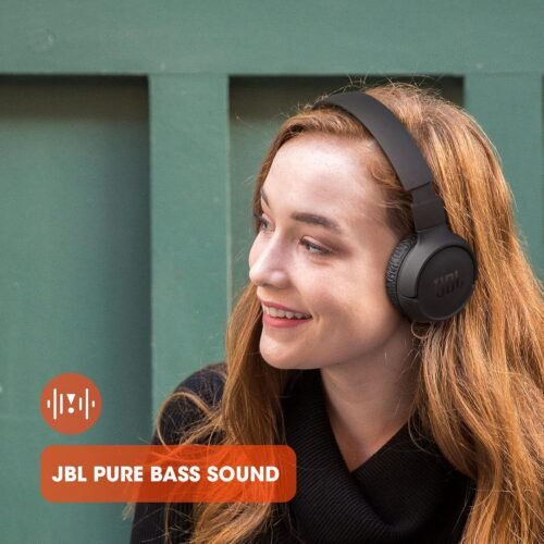 JBL Tune 510BT - Bluetooth headphones with up to 40 hours battery, microphone for call, foldable and comfortable, Android and iOs compatible (Black) - 이미지 7
