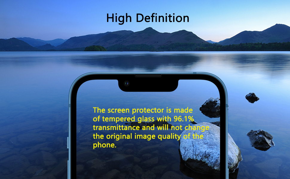 Blue Light Screen Protector for iPhone 16e iPhone 13 iPhone 13 Pro & iPhone 14 (6.1inch), Eye Protection Tempered Glass Film, Scratch-Resistant, No Bubble with Easy Installation Kit, 2 Pack 12 Blue Light Screen Protector for iPhone 16e iPhone 13 iPhone 13 Pro & iPhone 14 (6.1inch), Eye Protection Tempered Glass Film, Scratch-Resistant, No Bubble with Easy Installation Kit, 2 Pack-