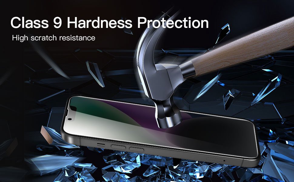 NEW'C 3 Pack Privacy for iPhone 14, iPhone 13, iPhone 13 Pro Screen Protector (6.1 inches), Enhanced 28-Degree Privacy Angle, Ultra Durable 9H Hardness, Bubble-Free 18 NEW'C 3 Pack Privacy for iPhone 14, iPhone 13, iPhone 13 Pro Screen Protector (6.1 inches), Enhanced 28-Degree Privacy Angle, Ultra Durable 9H Hardness, Bubble-Free-
