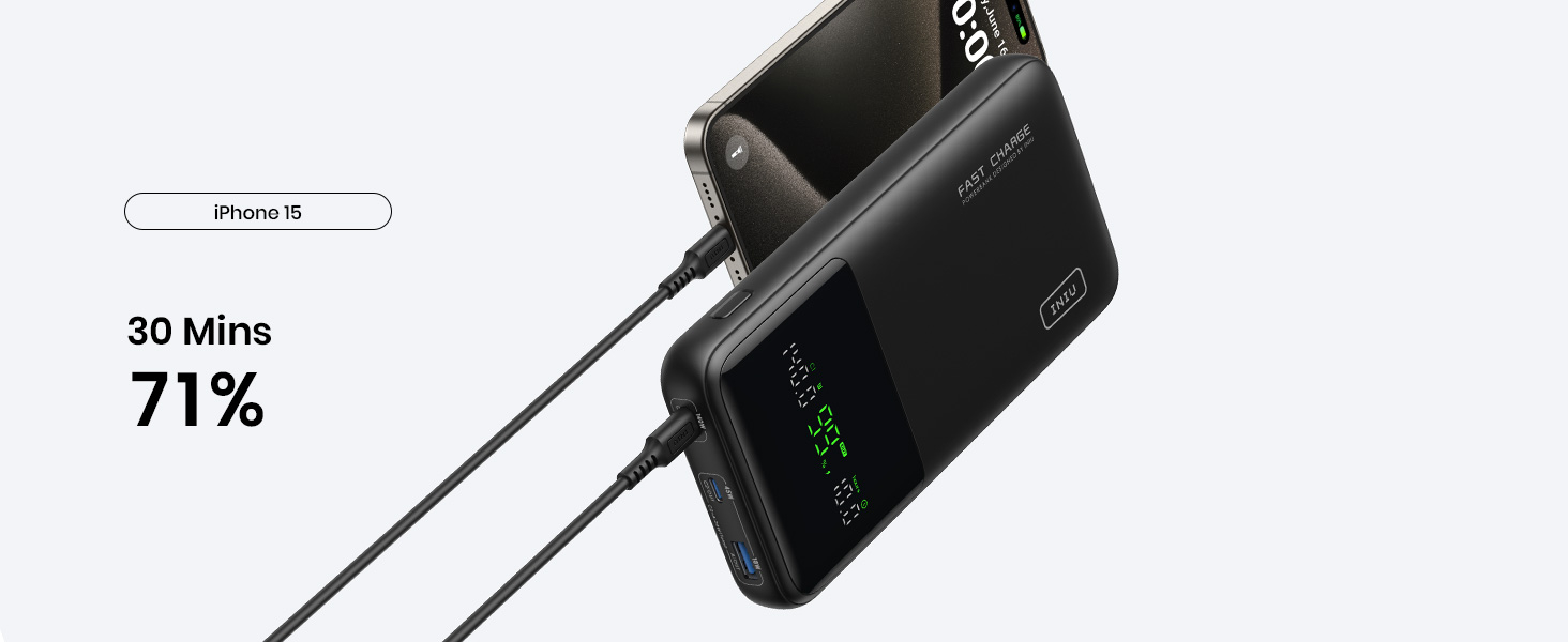 INIU 140W Power Bank, 27000mAh High Capacity Laptop Portable Charger, USB C in&Out Tablet Powerbank, Digital Display Phone Charger, Travel Charger Compatible with iPhone 16, iPad, MacBook, Laptop etc. 12 INIU 140W Power Bank, 27000mAh High Capacity Laptop Portable Charger, USB C in&Out Tablet Powerbank, Digital Display Phone Charger, Travel Charger Compatible with iPhone 16, iPad, MacBook, Laptop etc.-