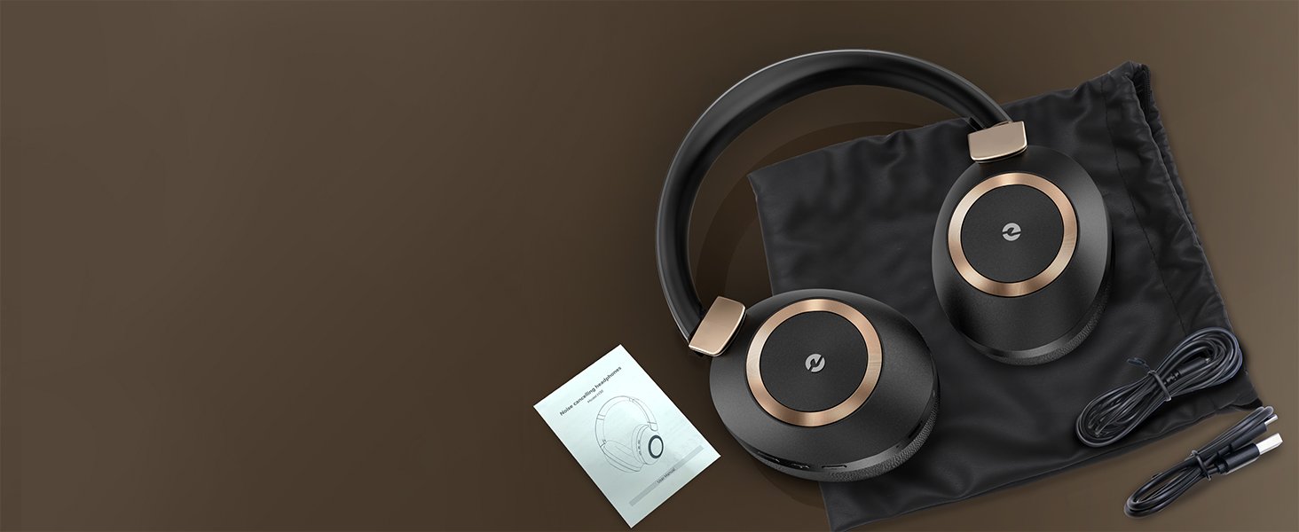 Active Noise Cancelling Headphones, 100H Playtime Headphones Wireless Bluetooth, Bluetooth Headphone with Mic, Over Ear Wireless Headphone with Deep Bass,Fast Charging for Travel 12 Active Noise Cancelling Headphones, 100H Playtime Headphones Wireless Bluetooth, Bluetooth Headphone with Mic, Over Ear Wireless Headphone with Deep Bass,Fast Charging for Travel-