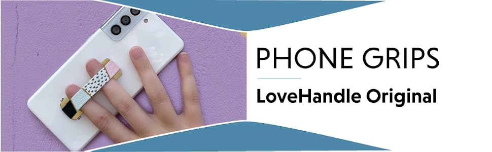 LOVEHANDLE Phone Grip for Most Smartphones and Mini Tablets, Black Elastic Strap with Black Base, LH-01Black 10 LOVEHANDLE Phone Grip for Most Smartphones and Mini Tablets, Black Elastic Strap with Black Base, LH-01Black-