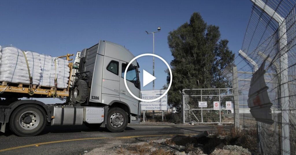 Aid Trickles Into Gaza as Israel Eases Two-Month Blockade