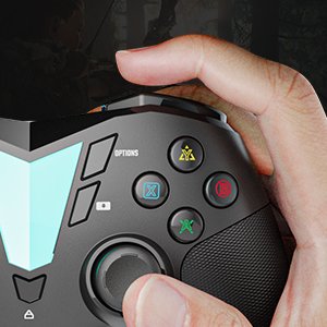 Mobile Game Controller Compatible with iPhone iPad(Ver.13 or Later, Only for MFi Games) / Android Smart Phone(Just for Ver.10) / PS4, ONE Pro Wireless Gaming Gamepad Joystick - Black 9 Mobile Game Controller Compatible with iPhone iPad(Ver.13 or Later, Only for MFi Games) / Android Smart Phone(Just for Ver.10) / PS4, ONE Pro Wireless Gaming Gamepad Joystick - Black-