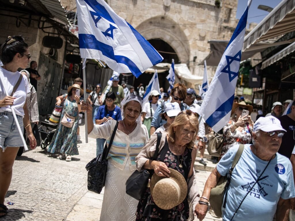 Provocative march by right-wing Israelis raises tensions in Jerusalem | Israel-Palestine conflict News