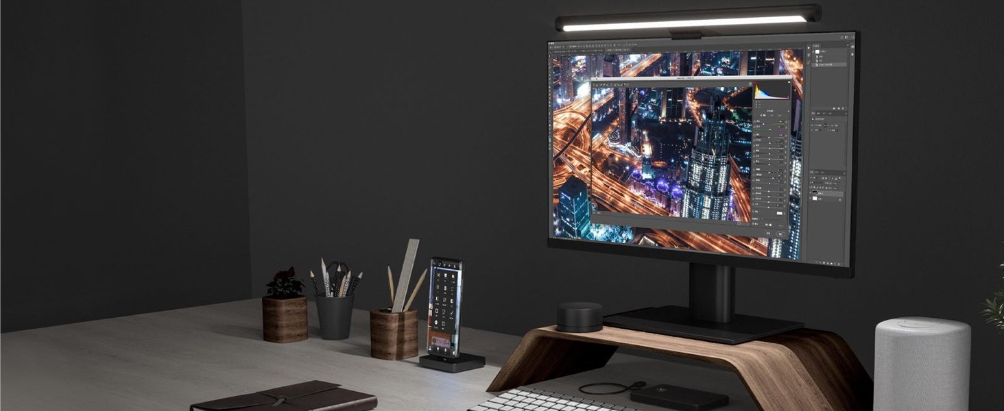Xiaomi Mi Computer Monitor Light Bar - Easy Installation, Extra Computer Lighting w/o Taking Desktop Space, with Wireless Remote Control Adjusting Lights Easily 10 Xiaomi Mi Computer Monitor Light Bar - Easy Installation, Extra Computer Lighting w/o Taking Desktop Space, with Wireless Remote Control Adjusting Lights Easily-