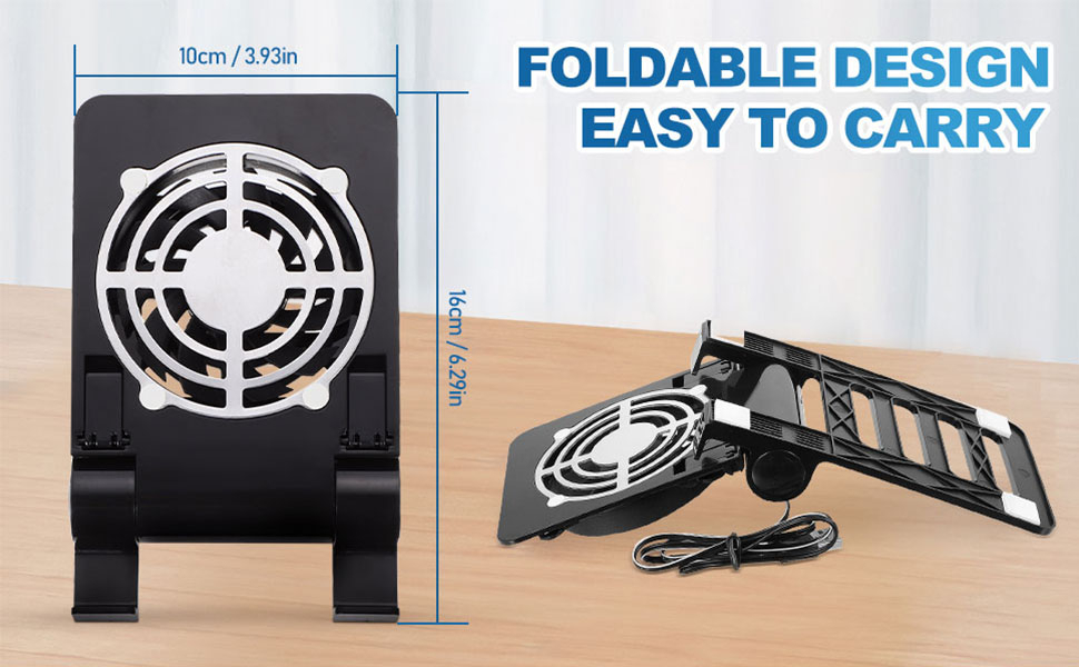 Laptop Stand with Cooling Fan Cell Phone Stand with Cooler Stable Cooling Holder with Quiet Fan Computer Blower Cellphone Cooler Holder Game Machine Radiator USB Foldable 10 Laptop Stand with Cooling Fan Cell Phone Stand with Cooler Stable Cooling Holder with Quiet Fan Computer Blower Cellphone Cooler Holder Game Machine Radiator USB Foldable-