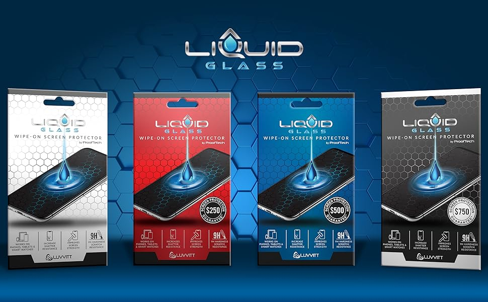 LIQUID GLASS Screen Protector Wipe On Scratch and Shatter Resistant Nano Protection for All Phones Tablets Smart Watches - Universal (New and Advanced) 7 LIQUID GLASS Screen Protector Wipe On Scratch and Shatter Resistant Nano Protection for All Phones Tablets Smart Watches - Universal (New and Advanced)-