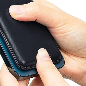 Magnetic Wallet Compatible with MagSafe for iPhone 16 15 14 13 12 Pro Max Plus Model, Mag 3 Safe Card Holder Stick on for Apple Cell Phone, Jet 12 Magnetic Wallet Compatible with MagSafe for iPhone 16 15 14 13 12 Pro Max Plus Model, Mag 3 Safe Card Holder Stick on for Apple Cell Phone, Jet-