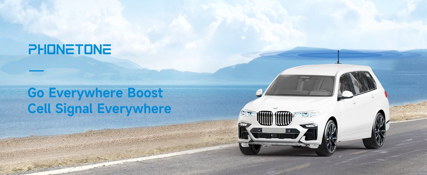 Cell Phone Signal Booster for Car, SUV and Truck | Boosts 5G 4G LTE Data & Volte on Band 12/13/17 | Omni-Directional Roof Antenna Easy Installation | FCC Approved 8 Cell Phone Signal Booster for Car, SUV and Truck | Boosts 5G 4G LTE Data & Volte on Band 12/13/17 | Omni-Directional Roof Antenna Easy Installation | FCC Approved-