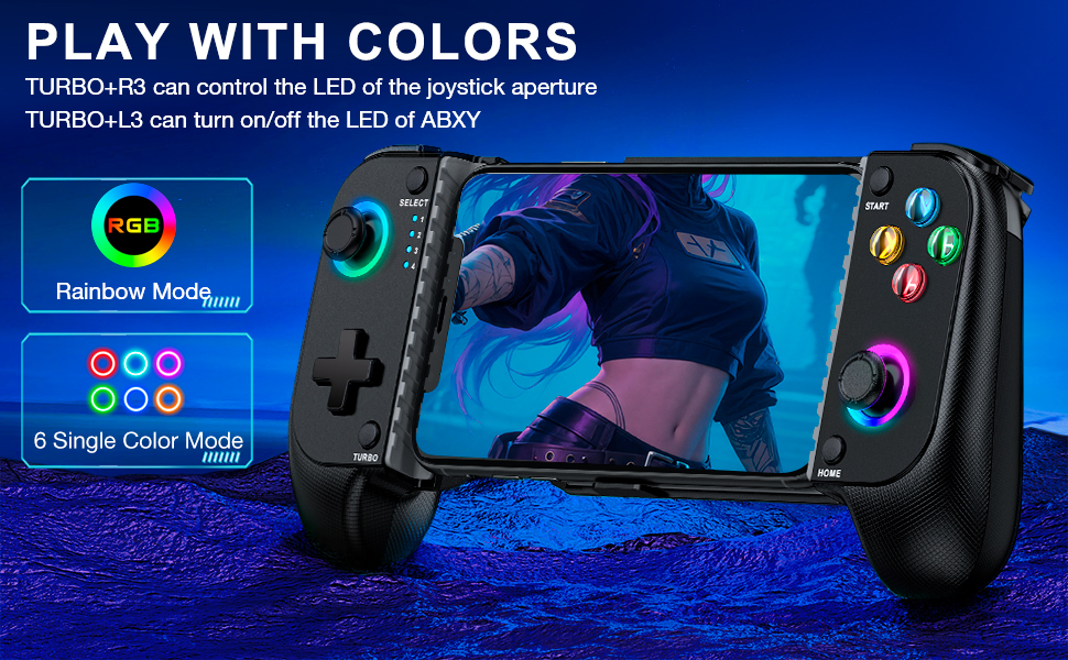 AXYBCOOL Mobile Game Controller for iphone/Android, Wireless Phone Controller with Phone Case Support, Gaming Controller Support Xbox Game Pass, PlayStation, Steam Link,Minecraft 12 AXYBCOOL Mobile Game Controller for iphone/Android, Wireless Phone Controller with Phone Case Support, Gaming Controller Support Xbox Game Pass, PlayStation, Steam Link,Minecraft-