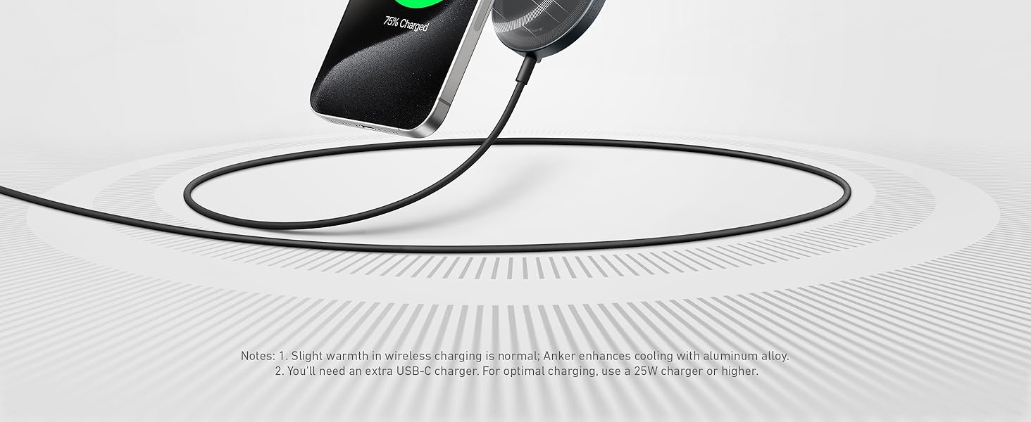 Anker MagSafe Charger Pad, MagGo iPhone 16 Wireless Charging Pad, Qi2 Certified 15W Wireless Charger, Compatible with iPhone 16/16 Plus/16 Pro/16 Pro Max/15/14/13/12 Series (Charger Not Included) 9 Anker MagSafe Charger Pad, MagGo iPhone 16 Wireless Charging Pad, Qi2 Certified 15W Wireless Charger, Compatible with iPhone 16/16 Plus/16 Pro/16 Pro Max/15/14/13/12 Series (Charger Not Included)-