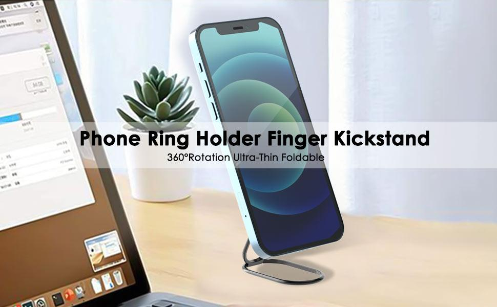 Phone Ring Holder Finger Kickstand, 360° Rotation Cell Phone Ring Holder Stand Metal Phone Back Grip for Magnetic Car Mount Foldable Cell Phone Stand Compatible with Most Smartphones 8 Phone Ring Holder Finger Kickstand, 360° Rotation Cell Phone Ring Holder Stand Metal Phone Back Grip for Magnetic Car Mount Foldable Cell Phone Stand Compatible with Most Smartphones-