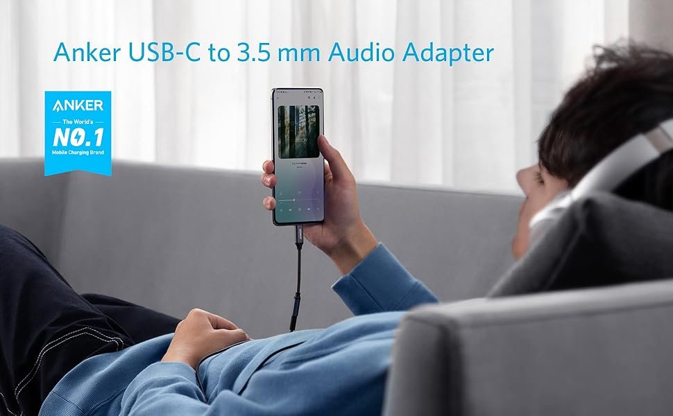 Anker USB C to 3.5mm Audio Adapter, Male to Female Nylon Cable for Samsung S20/S20+/S20 Ultra, Pixel 4/+ 4XL, and More Type C Devices 8 Anker USB C to 3.5mm Audio Adapter, Male to Female Nylon Cable for Samsung S20/S20+/S20 Ultra, Pixel 4/+ 4XL, and More Type C Devices-