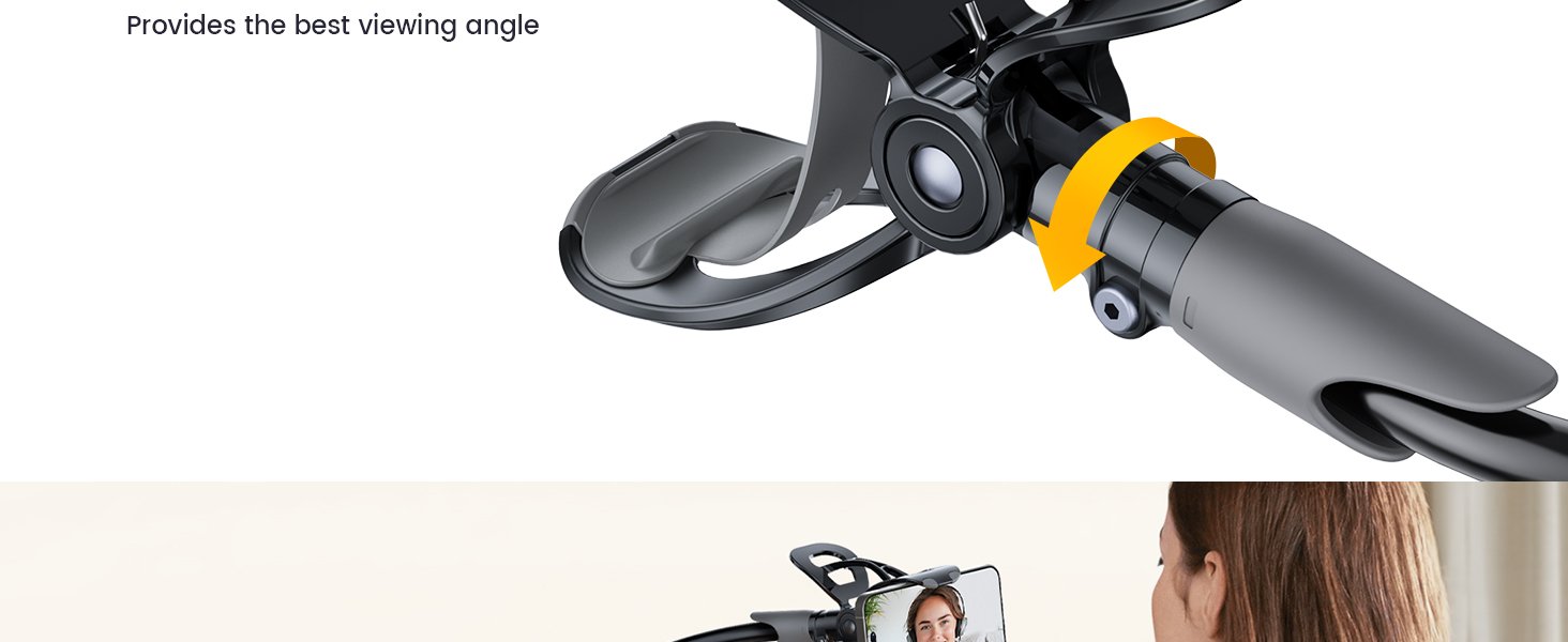 Lamicall Gooseneck Phone Holder for Bed - Cell Phone Mount Clamp Clip, Flexible Long Arm, Overhead Mount for Desk Headboard Bedside, for iPhone 16 Pro Max, 15 Pro Max, 14 Plus, 13 Mini & 4-7" Phone 10 Lamicall Gooseneck Phone Holder for Bed - Cell Phone Mount Clamp Clip, Flexible Long Arm, Overhead Mount for Desk Headboard Bedside, for iPhone 16 Pro Max, 15 Pro Max, 14 Plus, 13 Mini & 4-7" Phone-