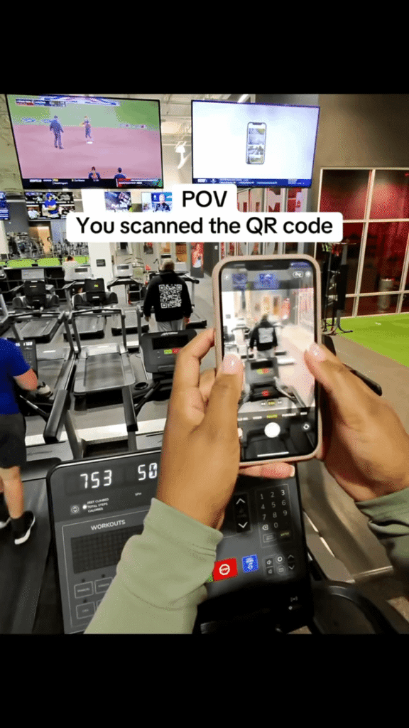 An unexpected gym interaction.