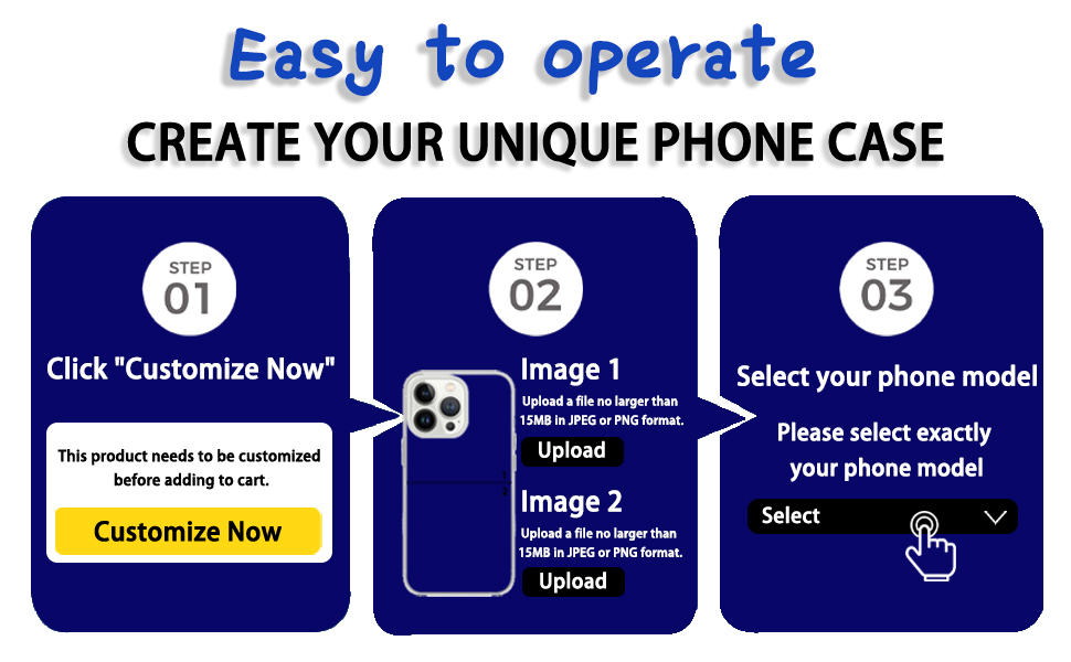 Personalized Customized Phone Case, Compatible with iPhone 16 15 14 13 12 11 Pro Max Mini Plus Xr X, Design Your Own Personalized Picture Phone Case, A Gift for Family and Friends(1 Photo) 14 Personalized Customized Phone Case, Compatible with iPhone 16 15 14 13 12 11 Pro Max Mini Plus Xr X, Design Your Own Personalized Picture Phone Case, A Gift for Family and Friends(1 Photo)-