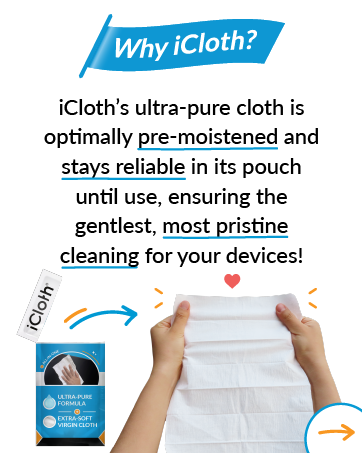 iCloth XL Screen Cleaning Wipes, Lint-Free and Streak-Free, Fast-Drying, Removes Dust, Fingerprints, and Smudges (24 XL Wipes) 11 iCloth XL Screen Cleaning Wipes, Lint-Free and Streak-Free, Fast-Drying, Removes Dust, Fingerprints, and Smudges (24 XL Wipes)-
