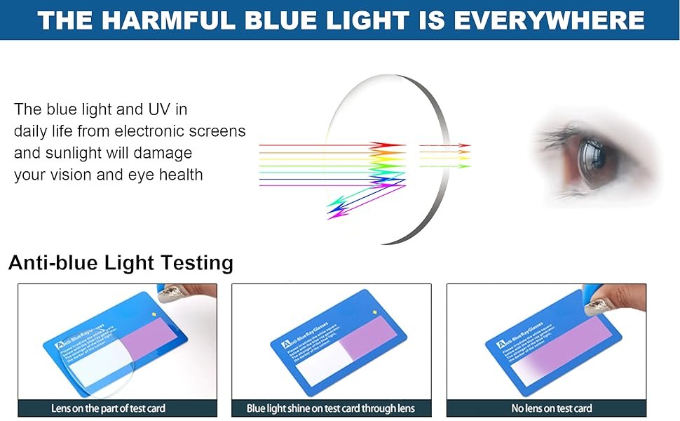 Blue Light Blocking Glasses, Blue Blocker Computer Glasses for Men Women, Anti Glare 400 UV & Eye Strain Fake Square Glasses 16 Blue Light Blocking Glasses, Blue Blocker Computer Glasses for Men Women, Anti Glare 400 UV & Eye Strain Fake Square Glasses-