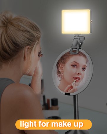 Phone Light, 8000Mah Rechargeable, Adjusted 3 Light Modes for Android, iPad, Laptop, for Makeup, TikTok, Vlog 12 Phone Light, 8000Mah Rechargeable, Adjusted 3 Light Modes for Android, iPad, Laptop, for Makeup, TikTok, Vlog-