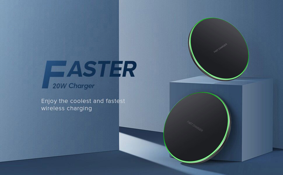 Fast Wireless Charger,20W Max Wireless Charging Pad Compatible with iPhone 16/16 Pro/15/14/13/12/SE/11/XS Max/XR,AirPods;FDGAO Wireless Charge Mat for Samsung Galaxy S25/S24/Note,Pixel/LG G8 10 Fast Wireless Charger,20W Max Wireless Charging Pad Compatible with iPhone 16/16 Pro/15/14/13/12/SE/11/XS Max/XR,AirPods;FDGAO Wireless Charge Mat for Samsung Galaxy S25/S24/Note,Pixel/LG G8-